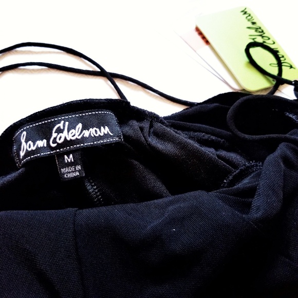 🎉HP🎉Sam Edelman Velvet Strappy Back Romper - Picture 6 of 8